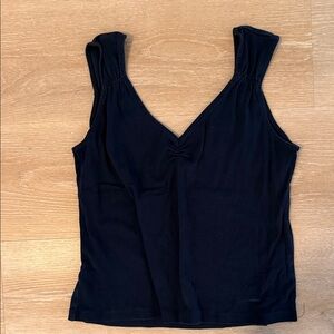 Elegant Navy Sleeveless Top